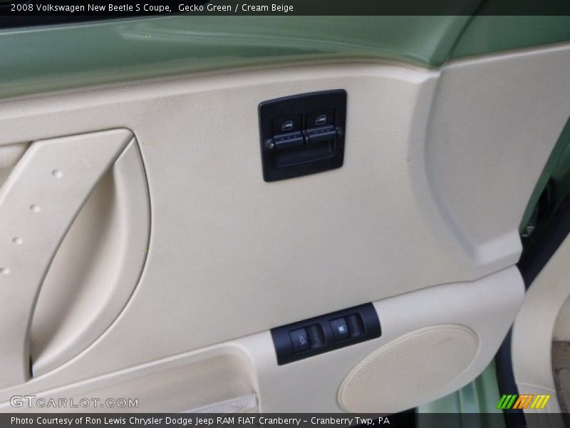 Gecko Green / Cream Beige 2008 Volkswagen New Beetle S Coupe