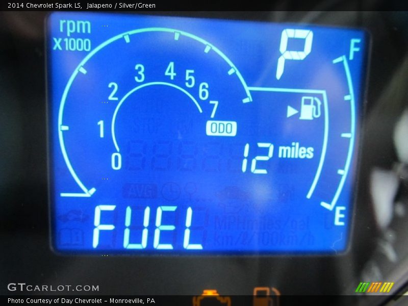 Jalapeno / Silver/Green 2014 Chevrolet Spark LS