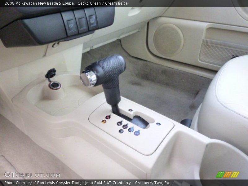 Gecko Green / Cream Beige 2008 Volkswagen New Beetle S Coupe