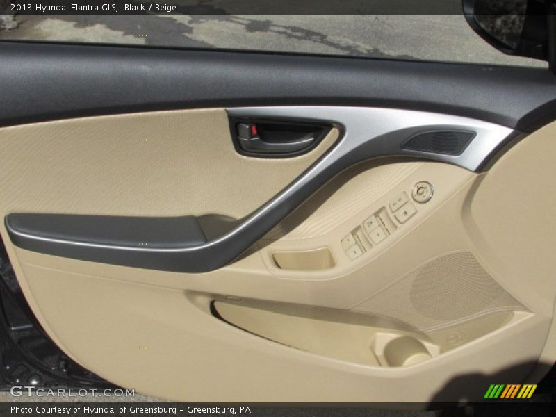 Black / Beige 2013 Hyundai Elantra GLS