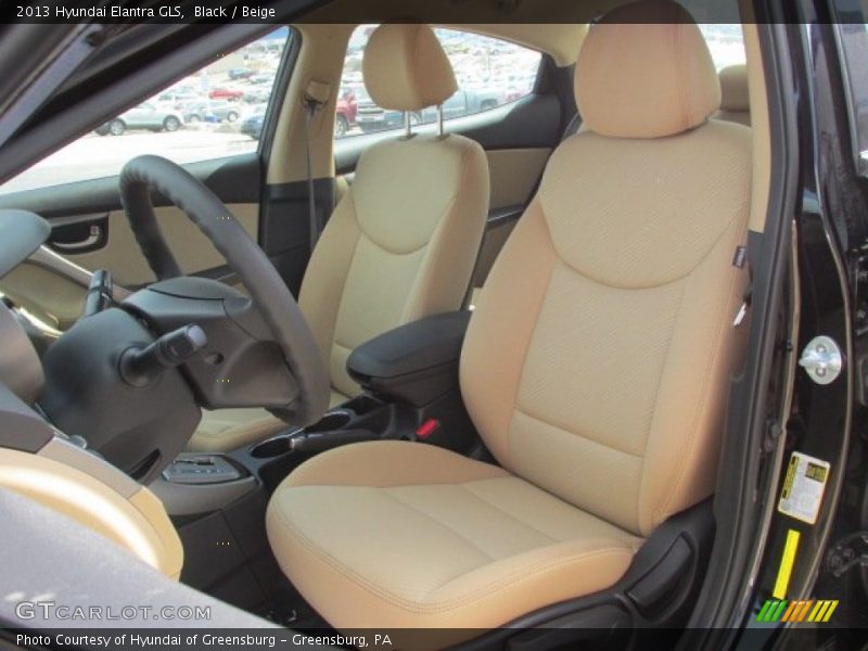 Black / Beige 2013 Hyundai Elantra GLS