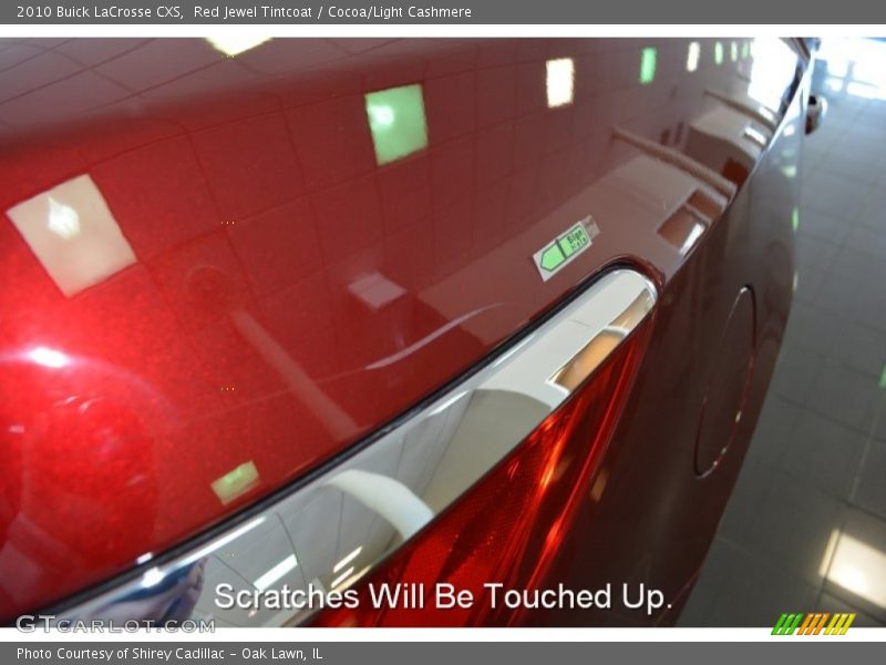 Red Jewel Tintcoat / Cocoa/Light Cashmere 2010 Buick LaCrosse CXS