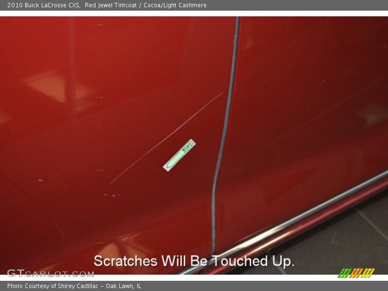 Red Jewel Tintcoat / Cocoa/Light Cashmere 2010 Buick LaCrosse CXS