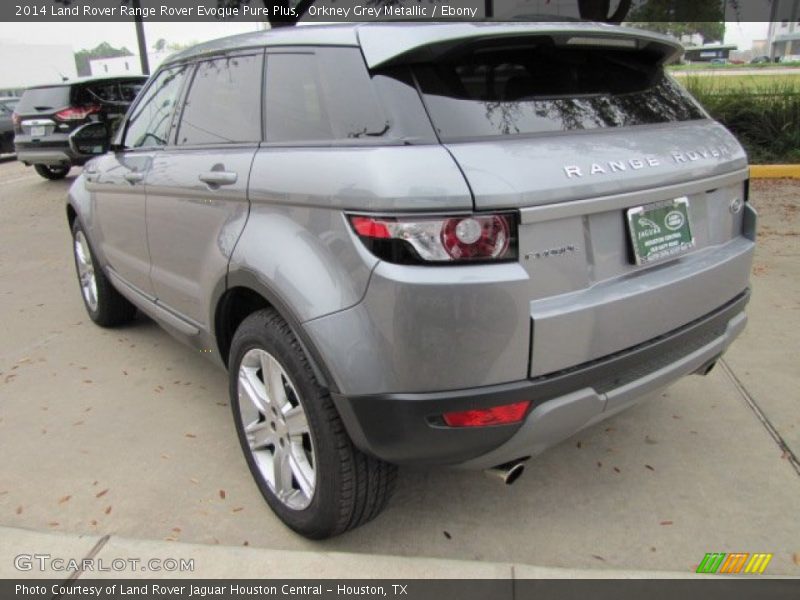 Orkney Grey Metallic / Ebony 2014 Land Rover Range Rover Evoque Pure Plus