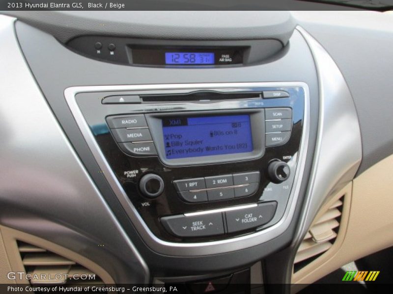 Black / Beige 2013 Hyundai Elantra GLS