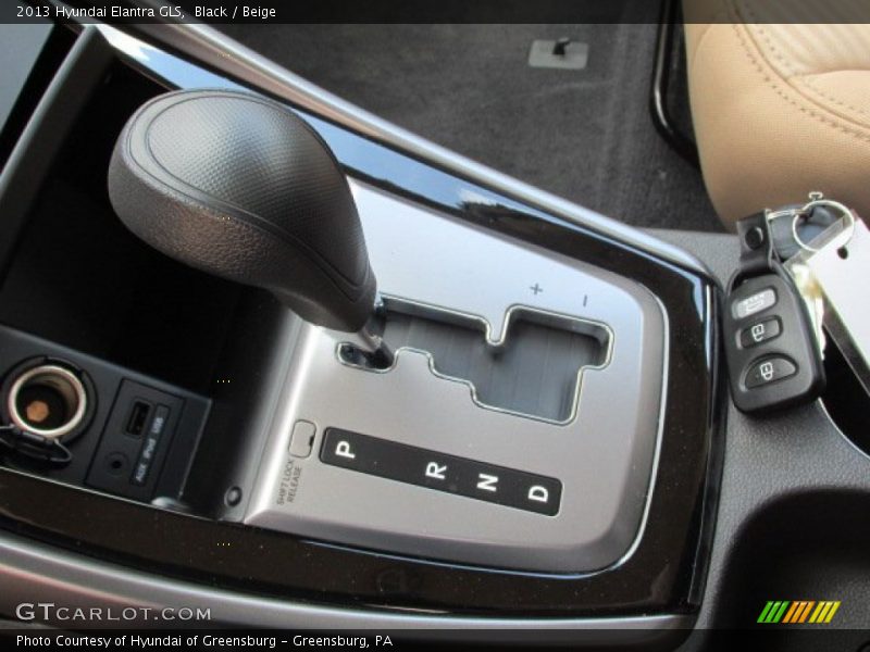 Black / Beige 2013 Hyundai Elantra GLS