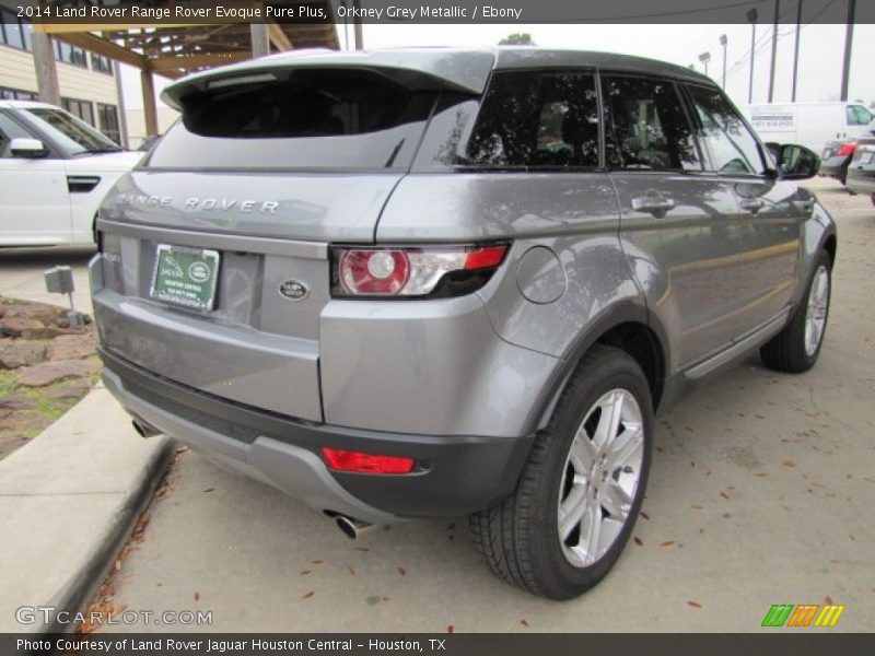 Orkney Grey Metallic / Ebony 2014 Land Rover Range Rover Evoque Pure Plus