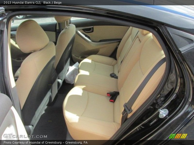 Black / Beige 2013 Hyundai Elantra GLS