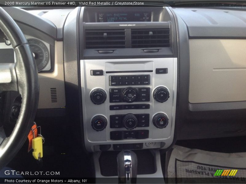 Vivid Red Metallic / Greystone/Stone 2008 Mercury Mariner V6 Premier 4WD