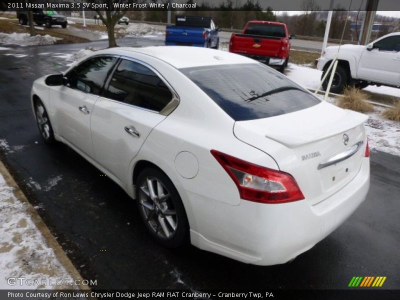 Winter Frost White / Charcoal 2011 Nissan Maxima 3.5 SV Sport