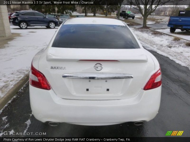 Winter Frost White / Charcoal 2011 Nissan Maxima 3.5 SV Sport