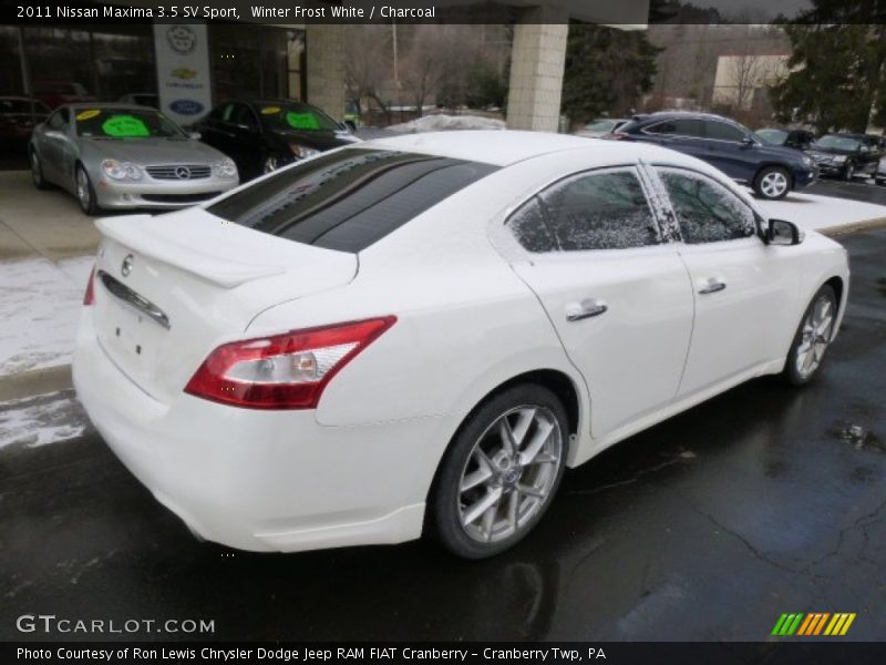 Winter Frost White / Charcoal 2011 Nissan Maxima 3.5 SV Sport