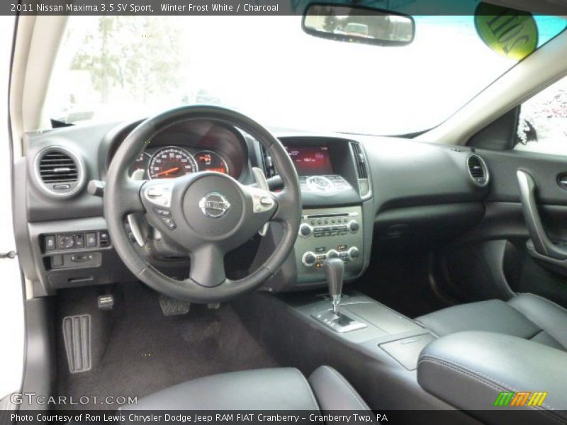 Winter Frost White / Charcoal 2011 Nissan Maxima 3.5 SV Sport