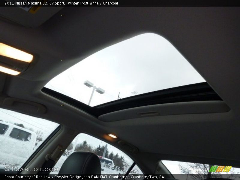Winter Frost White / Charcoal 2011 Nissan Maxima 3.5 SV Sport