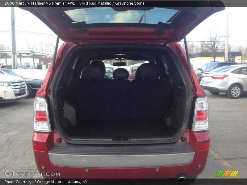 Vivid Red Metallic / Greystone/Stone 2008 Mercury Mariner V6 Premier 4WD