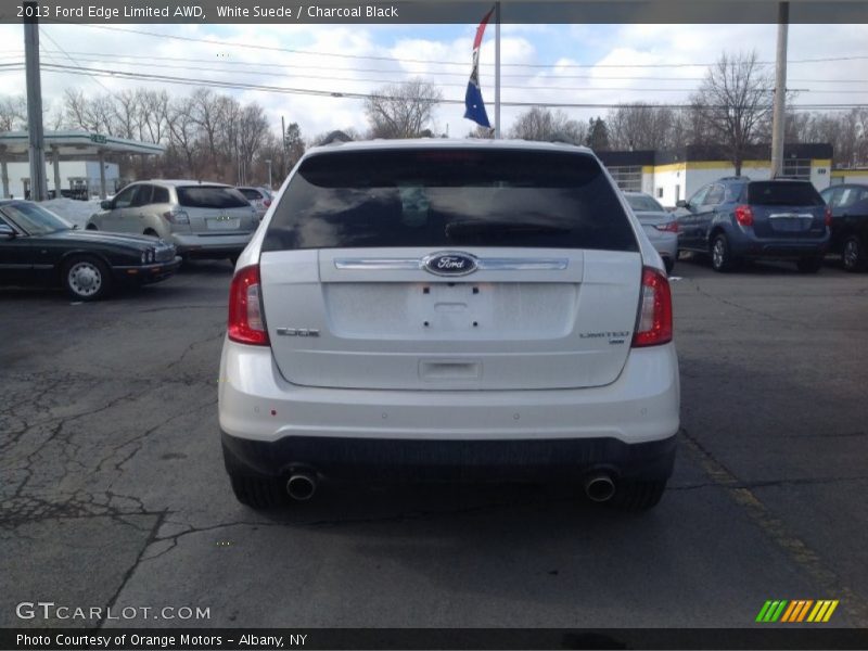 White Suede / Charcoal Black 2013 Ford Edge Limited AWD