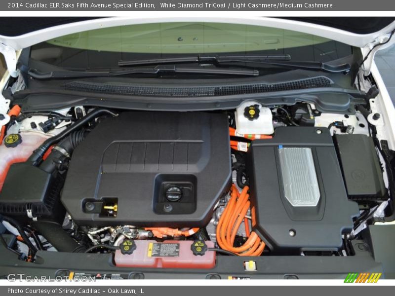  2014 ELR Saks Fifth Avenue Special Edition Engine - 154 kW Plug-In Electric Motor/1.4 Liter GDI DOHC 16-Valve VVT 4 Cylinder Range Extending Engine