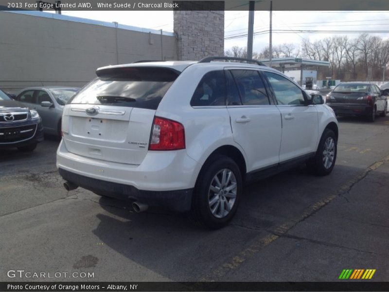 White Suede / Charcoal Black 2013 Ford Edge Limited AWD