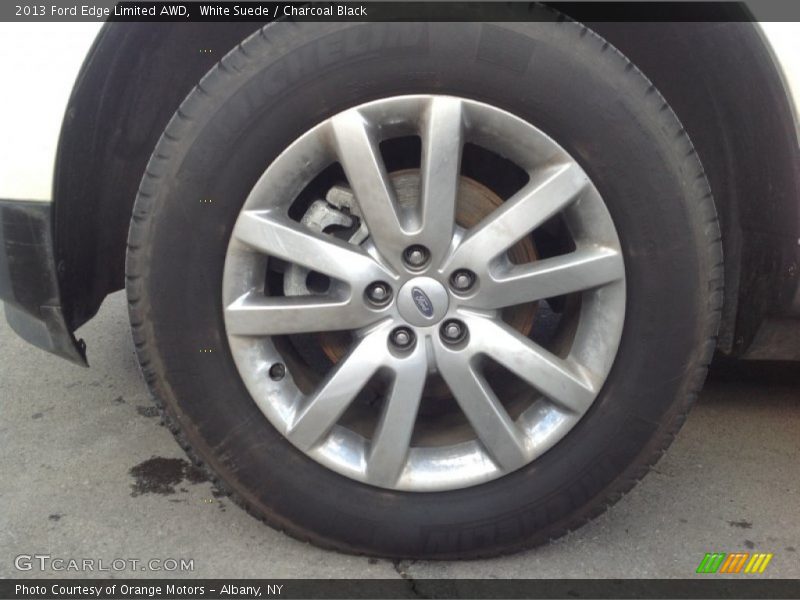 White Suede / Charcoal Black 2013 Ford Edge Limited AWD