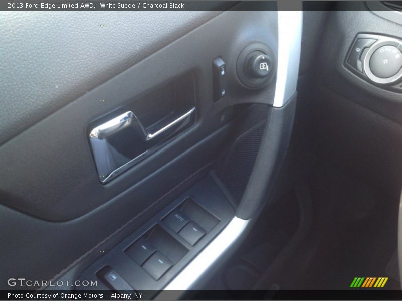 White Suede / Charcoal Black 2013 Ford Edge Limited AWD