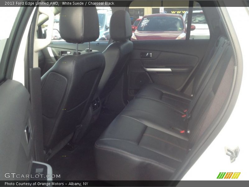White Suede / Charcoal Black 2013 Ford Edge Limited AWD