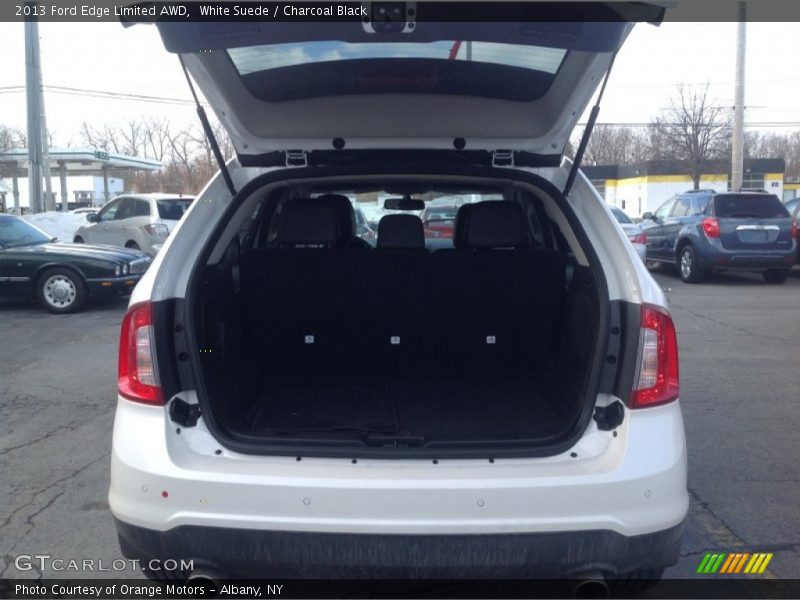White Suede / Charcoal Black 2013 Ford Edge Limited AWD