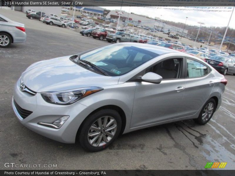 Silver / Gray 2014 Hyundai Elantra SE Sedan