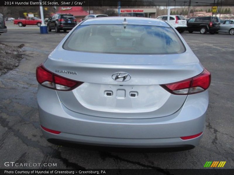 Silver / Gray 2014 Hyundai Elantra SE Sedan