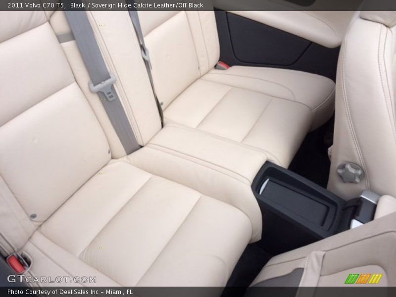 Black / Soverign Hide Calcite Leather/Off Black 2011 Volvo C70 T5