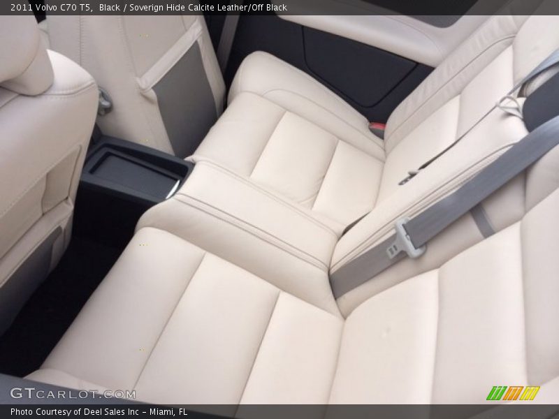 Black / Soverign Hide Calcite Leather/Off Black 2011 Volvo C70 T5