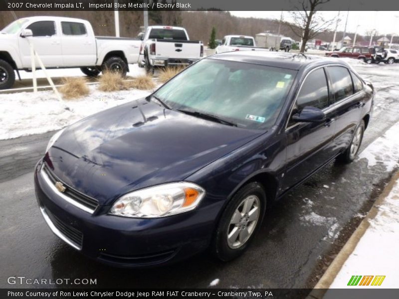 Imperial Blue Metallic / Ebony Black 2007 Chevrolet Impala LT