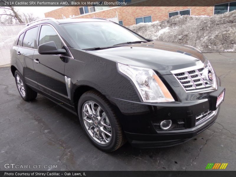 Black Ice Metallic / Ebony/Ebony 2014 Cadillac SRX Performance AWD