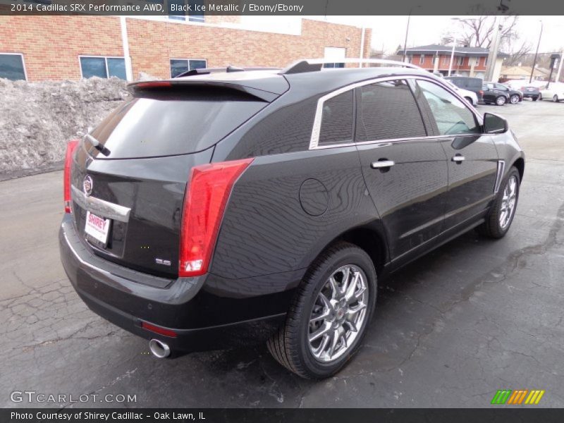 Black Ice Metallic / Ebony/Ebony 2014 Cadillac SRX Performance AWD