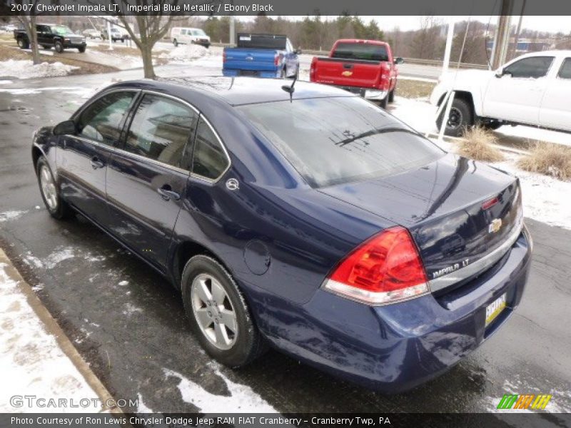 Imperial Blue Metallic / Ebony Black 2007 Chevrolet Impala LT