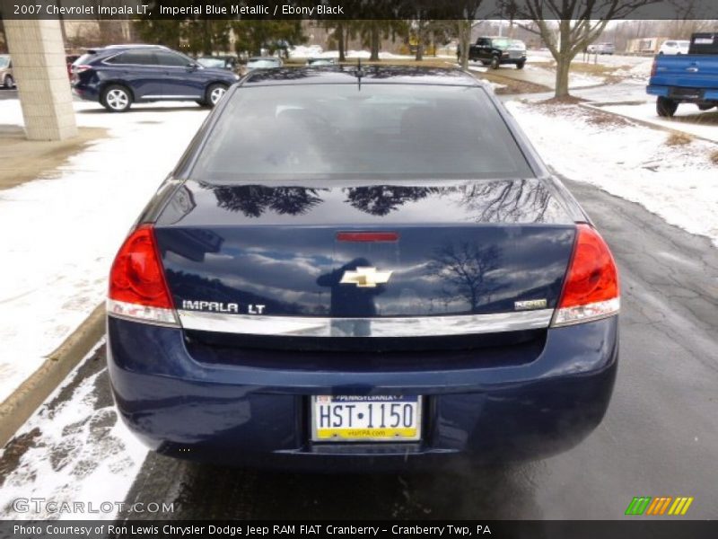 Imperial Blue Metallic / Ebony Black 2007 Chevrolet Impala LT