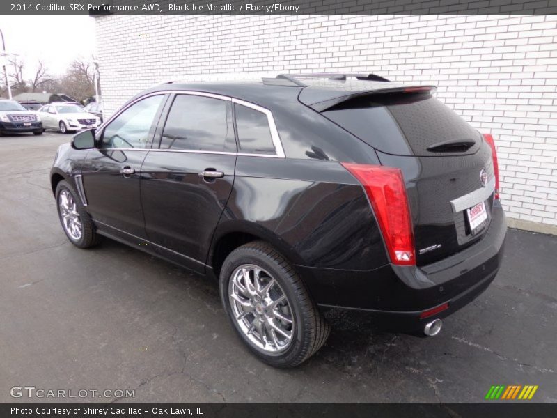 Black Ice Metallic / Ebony/Ebony 2014 Cadillac SRX Performance AWD