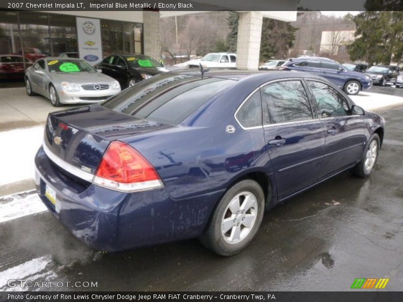 Imperial Blue Metallic / Ebony Black 2007 Chevrolet Impala LT