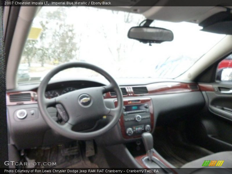 Imperial Blue Metallic / Ebony Black 2007 Chevrolet Impala LT