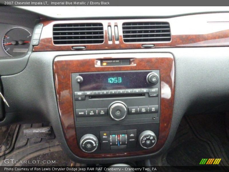 Imperial Blue Metallic / Ebony Black 2007 Chevrolet Impala LT