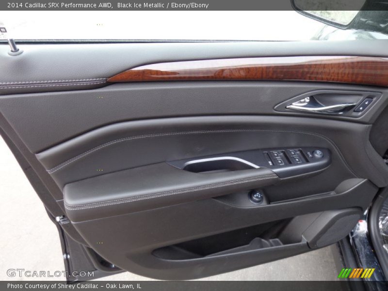 Black Ice Metallic / Ebony/Ebony 2014 Cadillac SRX Performance AWD