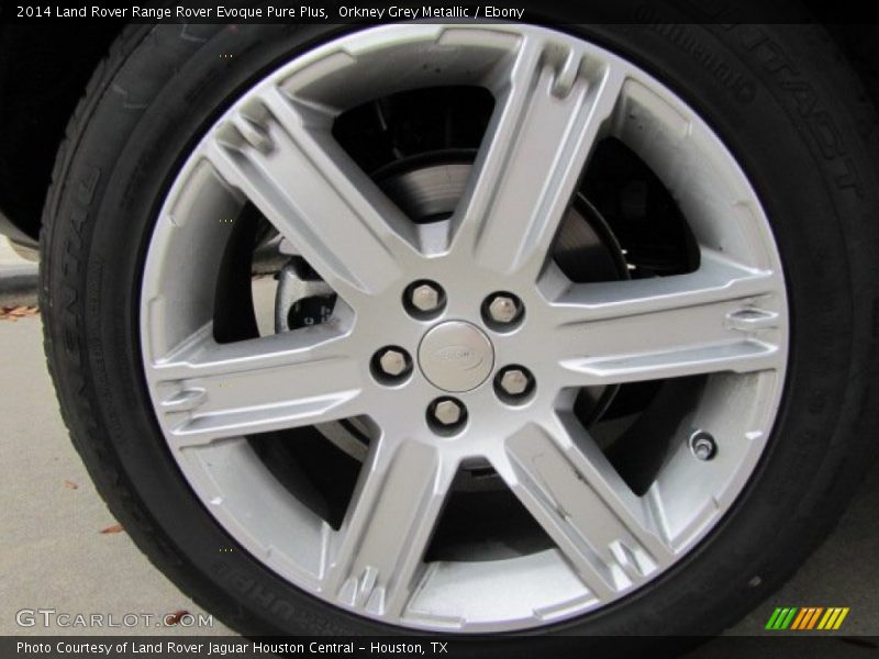 Orkney Grey Metallic / Ebony 2014 Land Rover Range Rover Evoque Pure Plus