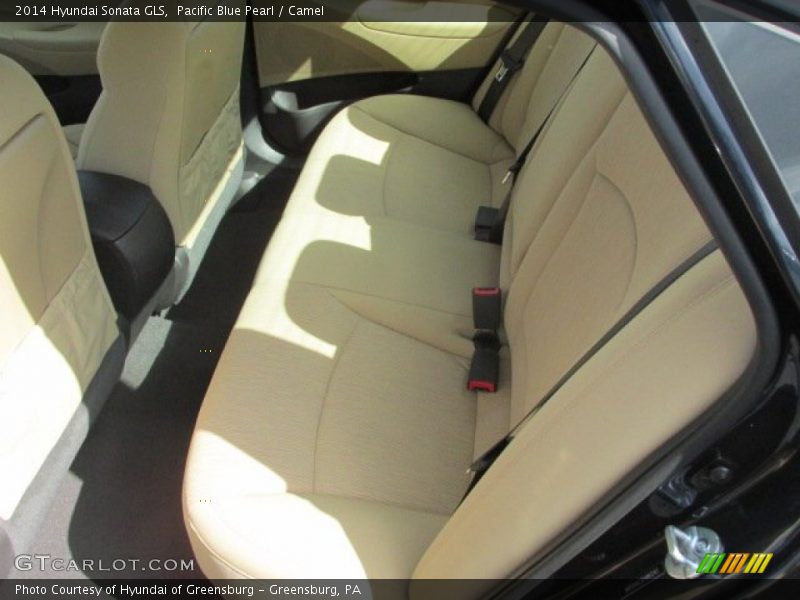Pacific Blue Pearl / Camel 2014 Hyundai Sonata GLS