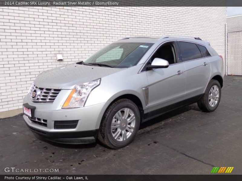 Radiant Silver Metallic / Ebony/Ebony 2014 Cadillac SRX Luxury