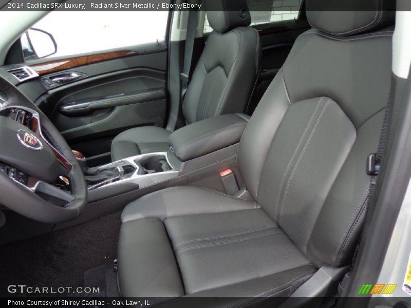 Radiant Silver Metallic / Ebony/Ebony 2014 Cadillac SRX Luxury