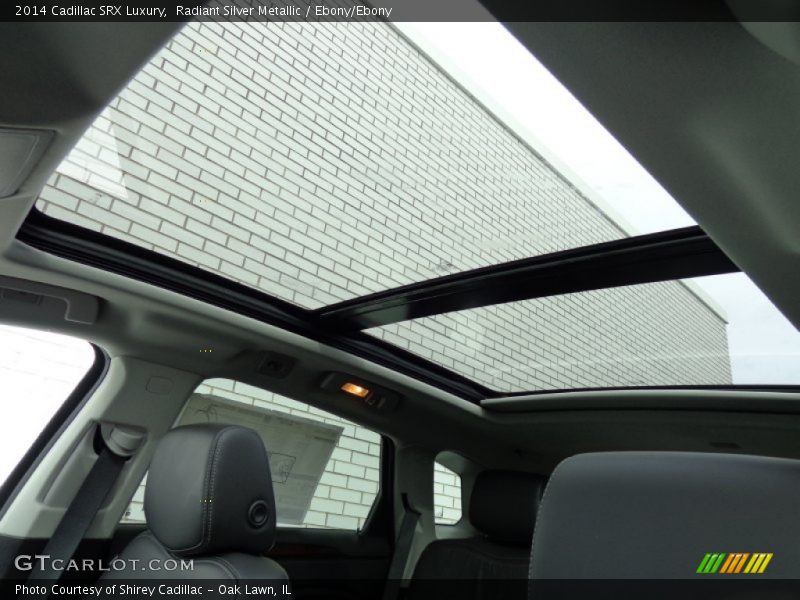 Radiant Silver Metallic / Ebony/Ebony 2014 Cadillac SRX Luxury