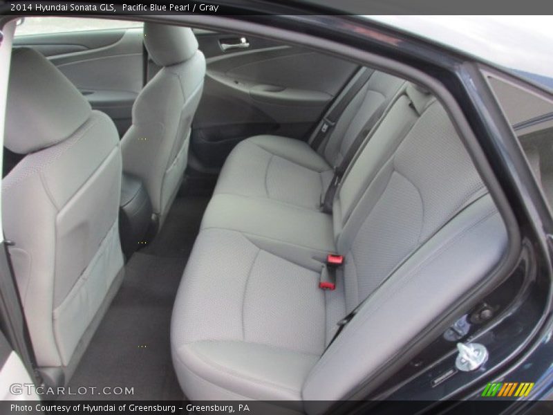 Pacific Blue Pearl / Gray 2014 Hyundai Sonata GLS