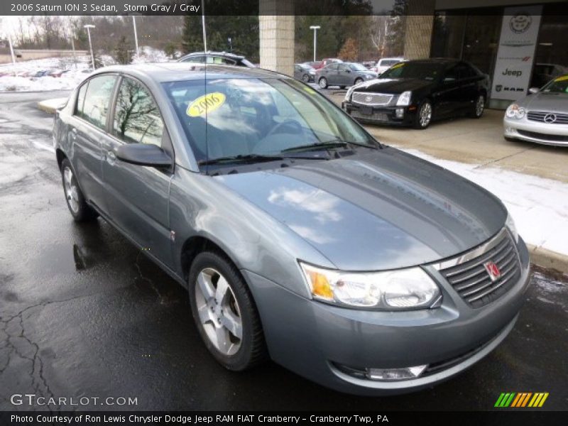 Storm Gray / Gray 2006 Saturn ION 3 Sedan