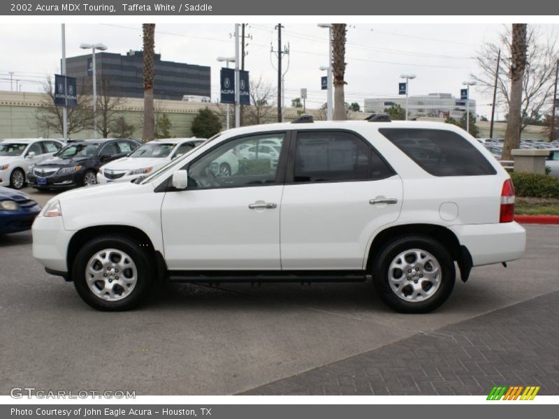 Taffeta White / Saddle 2002 Acura MDX Touring