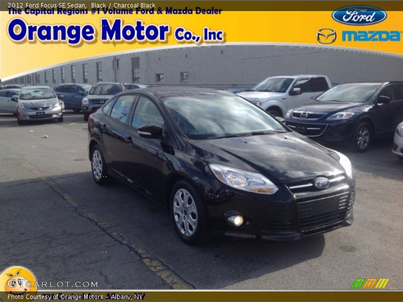 Black / Charcoal Black 2012 Ford Focus SE Sedan