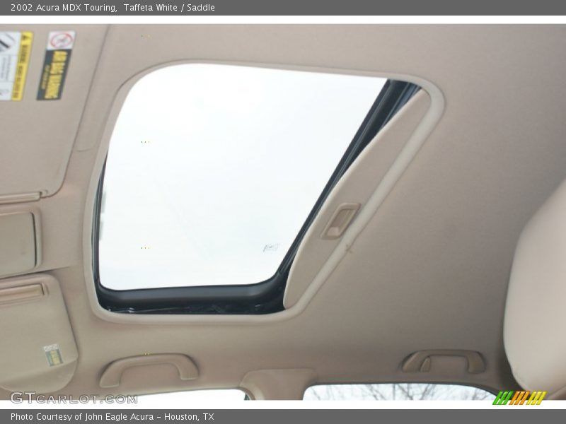 Taffeta White / Saddle 2002 Acura MDX Touring